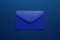 Blue envelope mockup psd