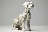Dog porcelain figurine wildlife.