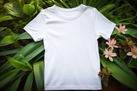 Blank white tshirt mockup clothing apparel t-shirt.