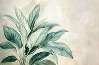 Plant painting drawing illustrated.