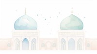 Eid Mubaraks as divider watercolor architecture accessories accessory.