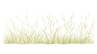 Grass as divider watercolor vegetation plant art.