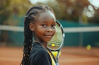 Racket sports tennis child.