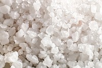 Fine salt crystal mineral quartz.