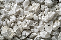 Rock salt limestone mineral crystal.