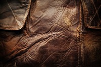 Suede leather clothing apparel jacket.