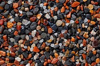 Glass Sand festival pebble gravel.