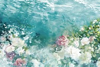 Underwater painting outdoors graphics.