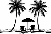 Beach furniture arecaceae outdoors.