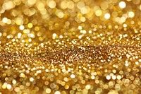 Metallic texture glitter gold chandelier.
