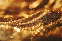 Water wave texture glitter gold chandelier.
