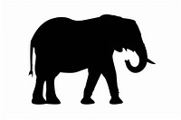 Elephant silhouette elephant wildlife.