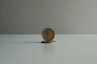 Italian Lira money coin.