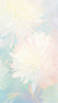 Blurred gradient Chrysanthemum asteraceae painting graphics.