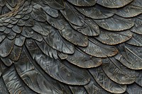 Bird wing texture clothing apparel bronze.