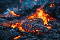 Lava texture lava mountain outdoors.