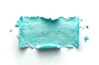 Blue pastel adhesive strip turquoise animal paper.