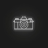 Camera icon photography electronics disk.