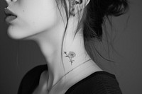 Little flower magic art tattoo neck accessories accessory.