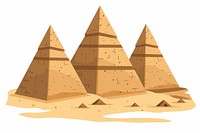Pyramid illustration architecture building tower.