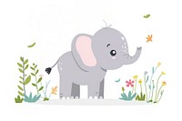 Baby Elephant illustration elephant art wildlife.