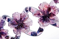 Flower resin dna shaped invertebrate accessories accessory.
