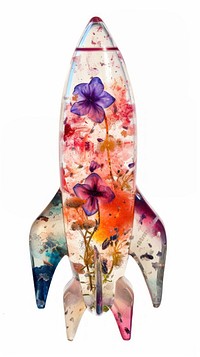 Flower resin rocket shaped recreation outdoors surfing.