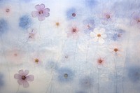 Mulberry blue daisy paper texture petal blossom.