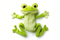 Frog toy amphibian wildlife clothing.