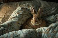 Rabbit furniture blanket animal.