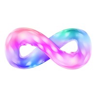 Infinity icon balloon purple smoke pipe.