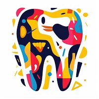 Dentist graphics painting animal.