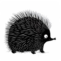 Porcupine hedgehog animal mammal.