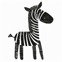 Zebra art wildlife stencil.