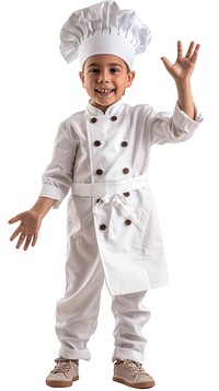 Brazilian kid chef costume clothing apparel.