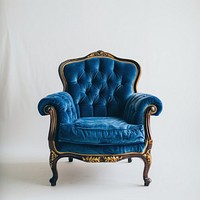 Blue chair furniture armchair.