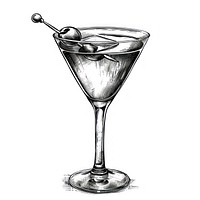 Cocktail martini beverage alcohol.