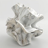 Marble abstract form porcelain furniture pottery.