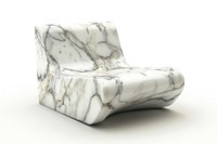 Marble chair sculpture furniture porcelain armchair.