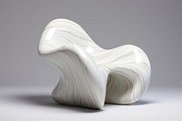 Marble chair sculpture furniture porcelain pottery.