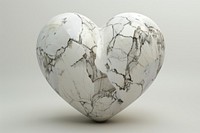 Marble heart form porcelain pottery food.