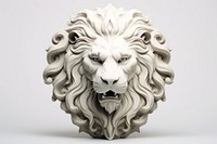 Marble lion head sculpture accessories accessory wildlife.