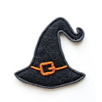 Felt stickers of a single witch hat symbol accessories accessory.