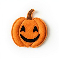 Felt stickers of a single halloween pumpkin accessories accessory plush.