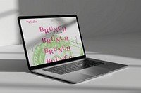 Laptop screen showing brunch website
