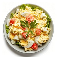 Egg Salad platter brunch plate.