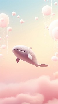 Whale animal balloon mammal.