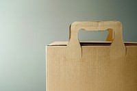 Cardboard box with handles letterbox mailbox carton.