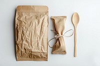 Eco-friendly compostable shipping package furniture cutlery spoon.