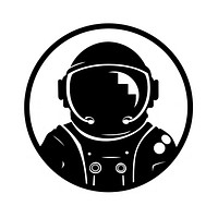 Astronaut silhouette logo ammunition.
